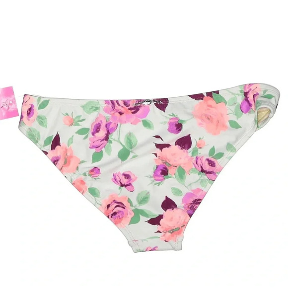 Betsey Johnson Rose Floral Bustier Peplum Swim Tankini Top & Bottom Size M NWT - Picture 9 of 15